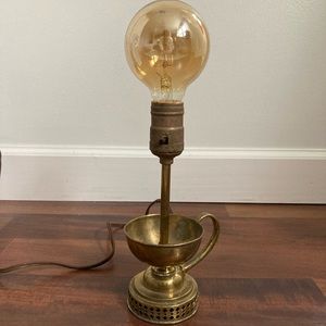 Vintage brass lamp